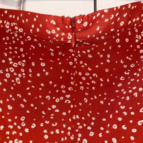 Red Ruffle Blouse - Picture 4 of 5